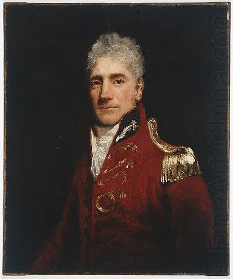 John Opie Lachlan Macquarie attributed to china oil painting image